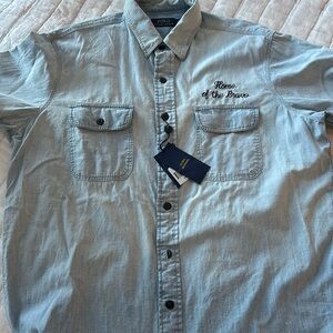 Ralph Lauren 4th of July special edition home of the brave shirt! NWT! Large